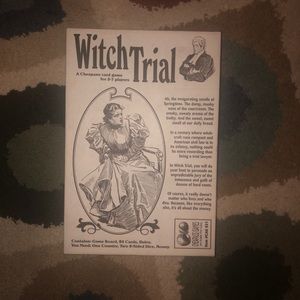 NWT Cheapass Games WitchHunt